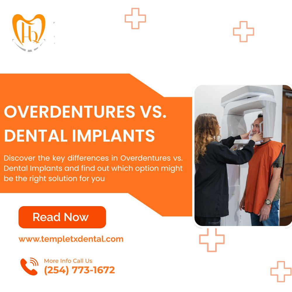 Overdentures vs Dental Implants