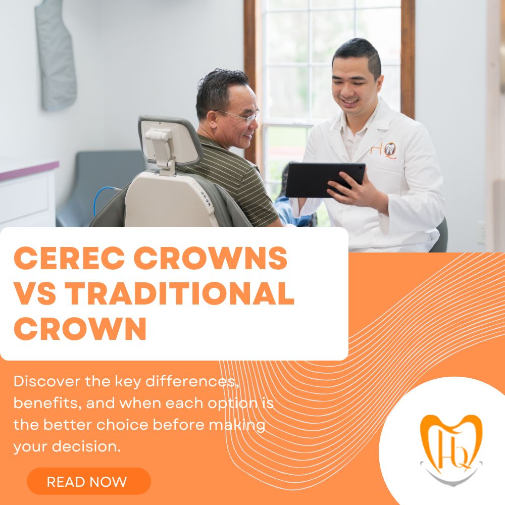 CEREC Crowns vs Traditional Crown